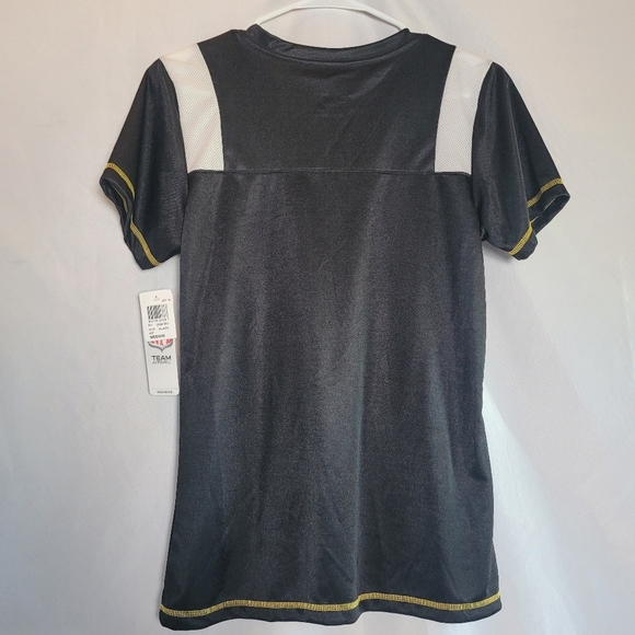NWT Greenbay Packer NFL Team Apparel Short Sleeve Tee Black/White Women's M - Picture 6 of 11